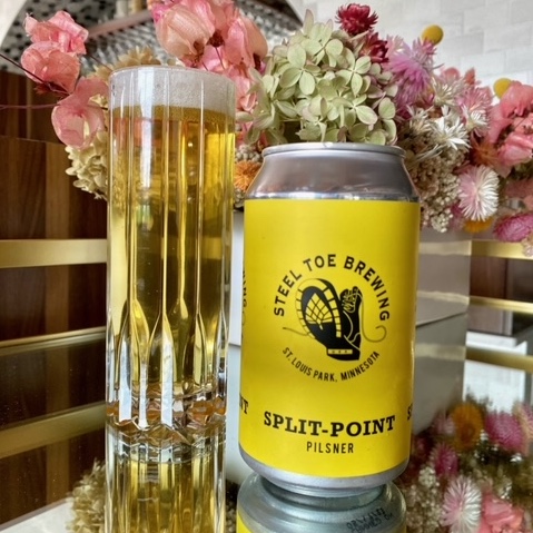 Can of Steel Toe Brewing Split Point Pilsner