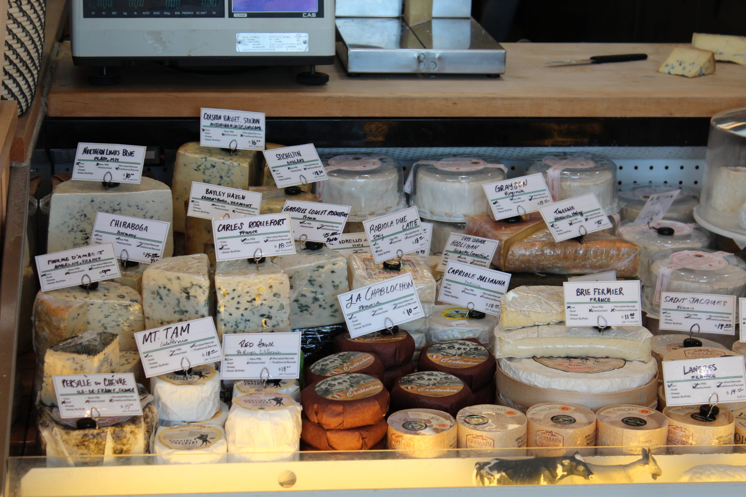 Cheese counter