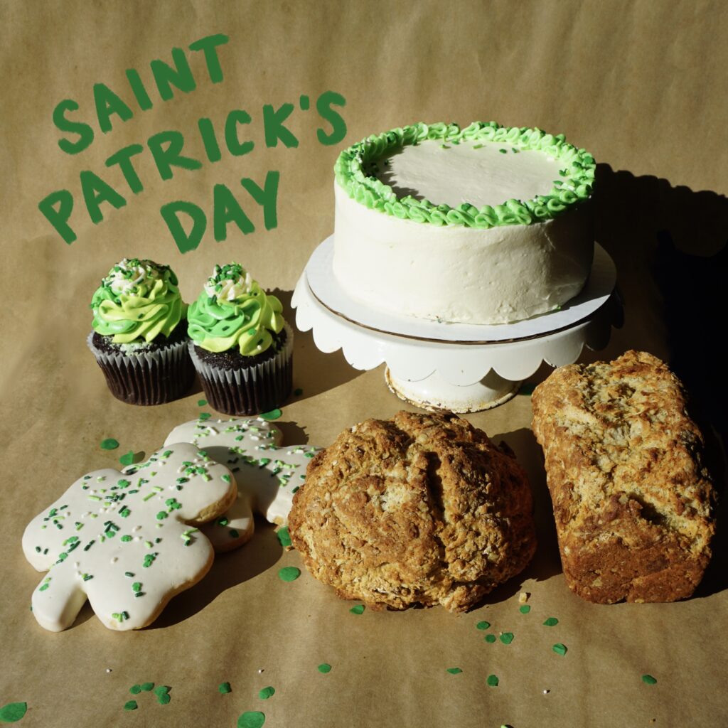 St. Patrick's Day baked goods