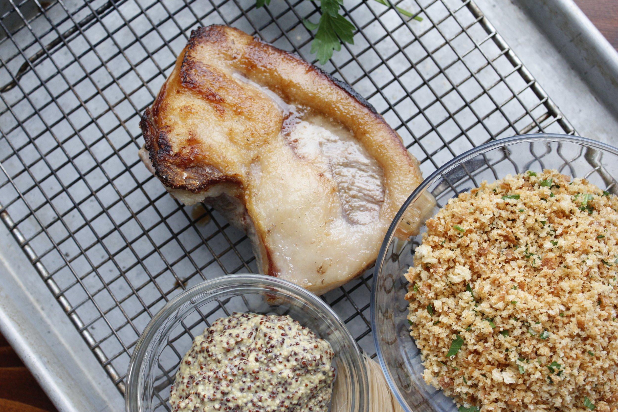 Recipe #1: Mustard-Crusted Lamb Brisket