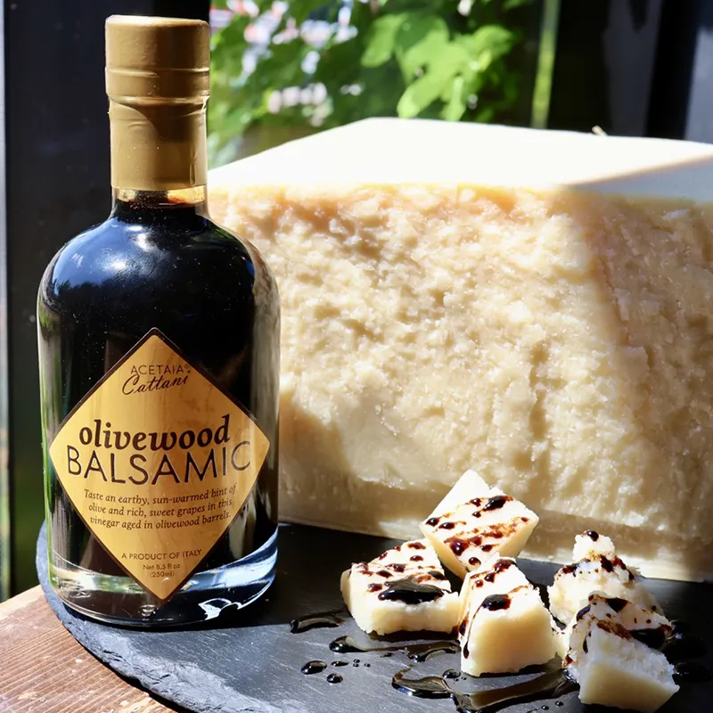 cravero parmigiano reggiano olivewood balsamic vinegar