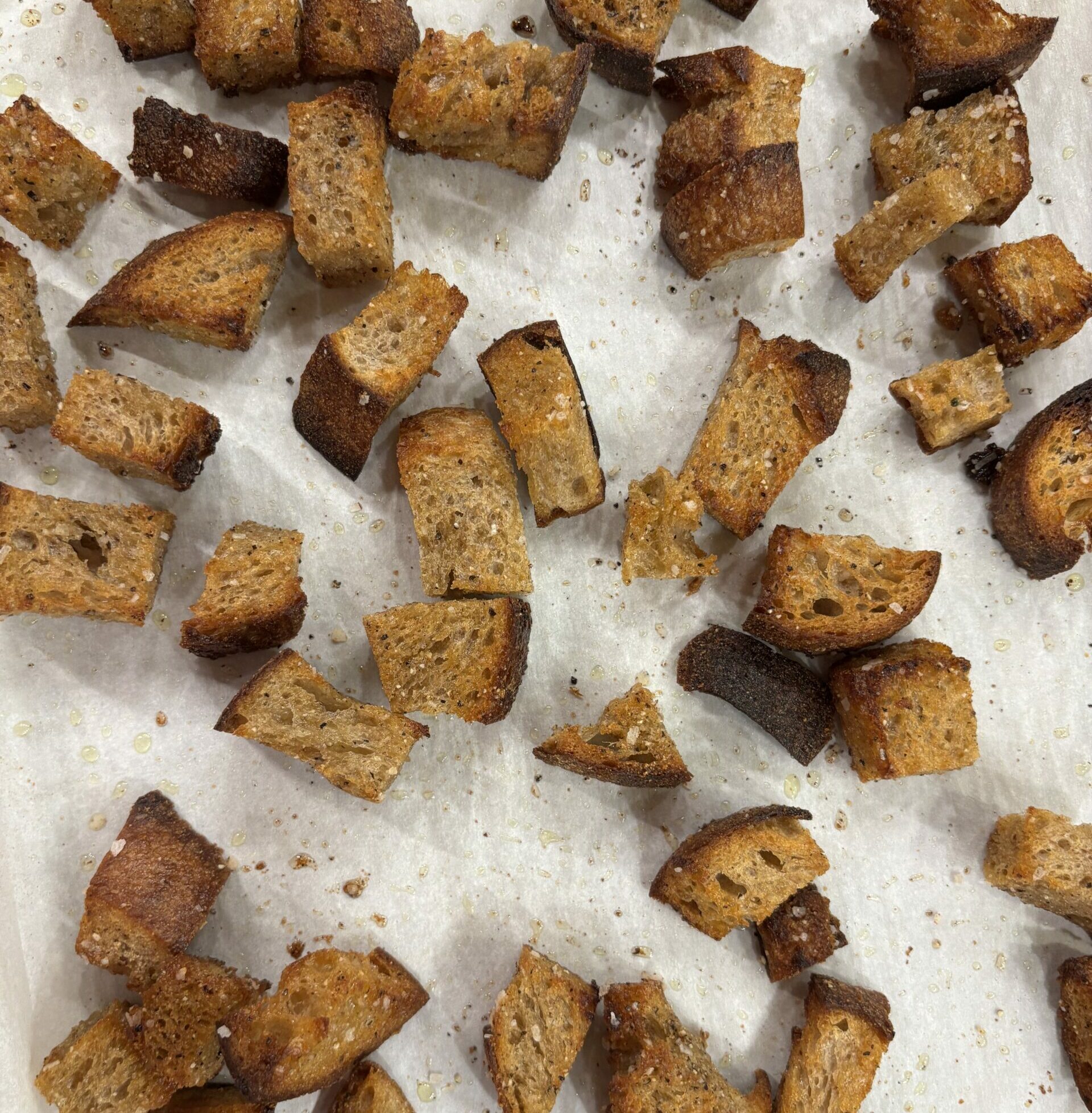 cubed bread