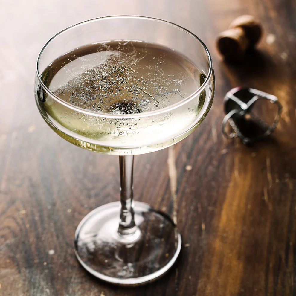 glass of champagne