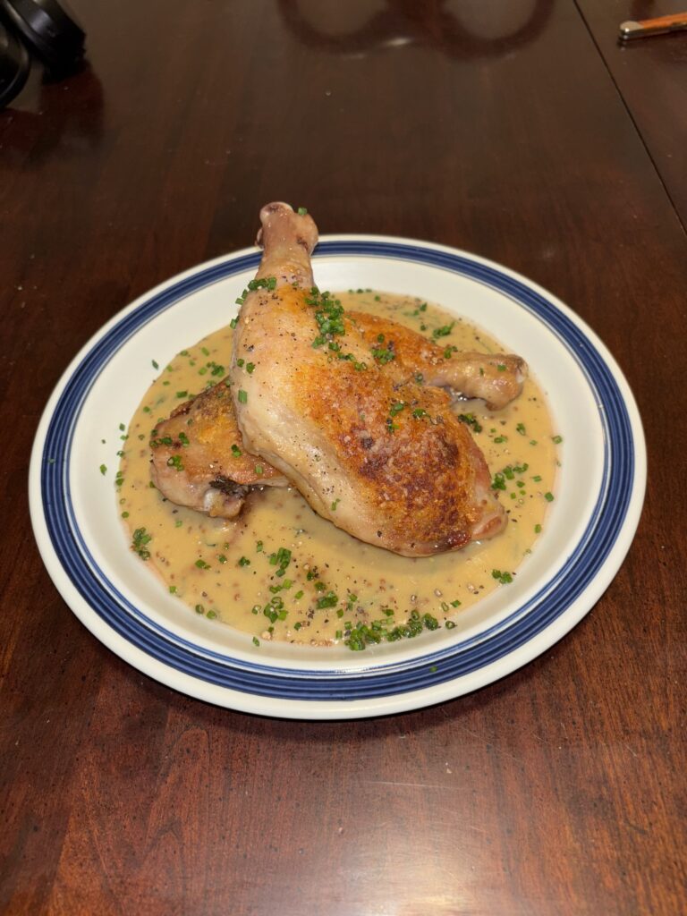 Chicken in Mustard Sauce