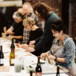 Hands on activity in the demo kitchen