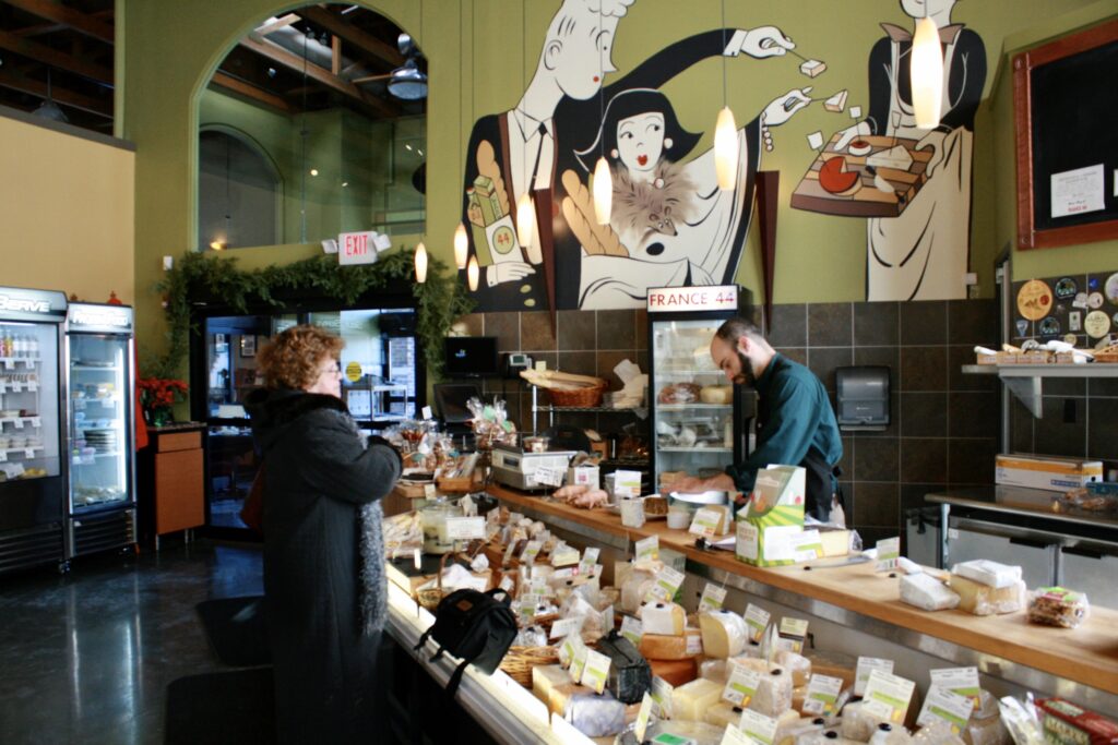 early picture of the france 44 cheese shop