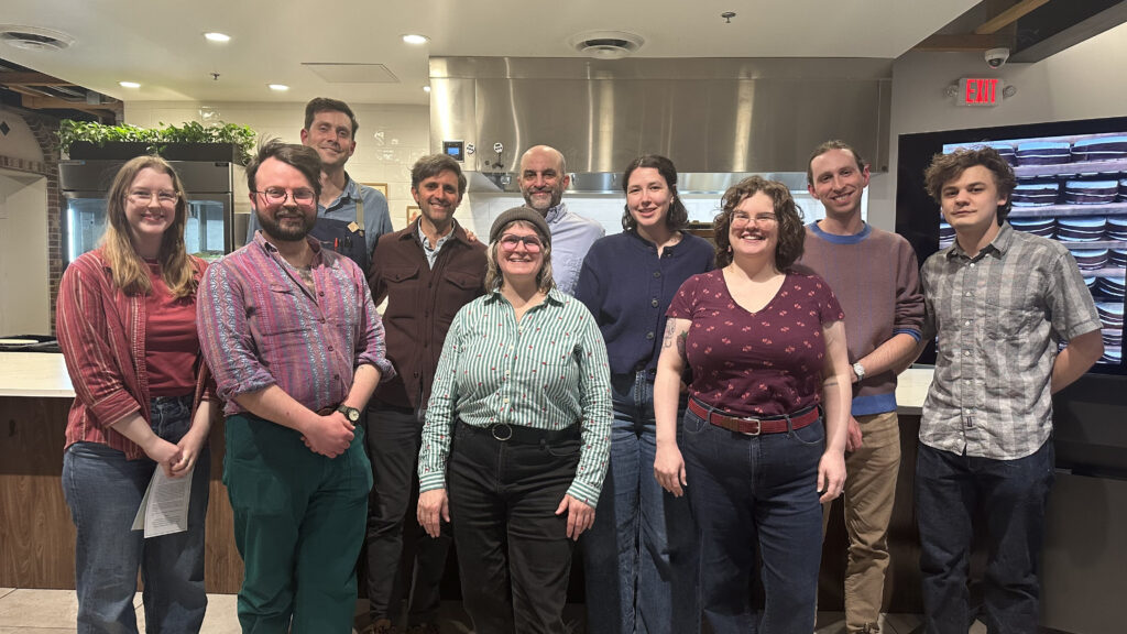 Staff gathered at the Pleasant Ridge Reserve Batch Selection