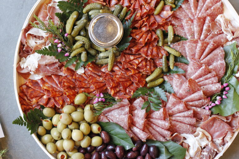 round charcuterie board