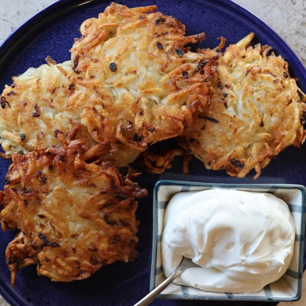 Plate of Latkes