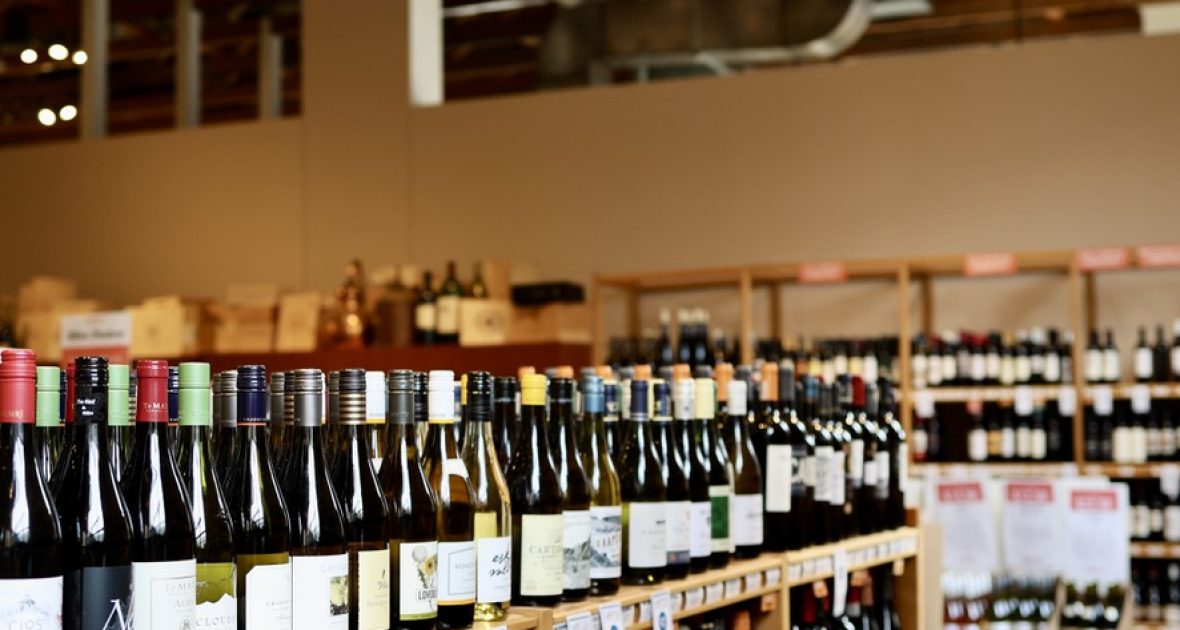 Wine shelves